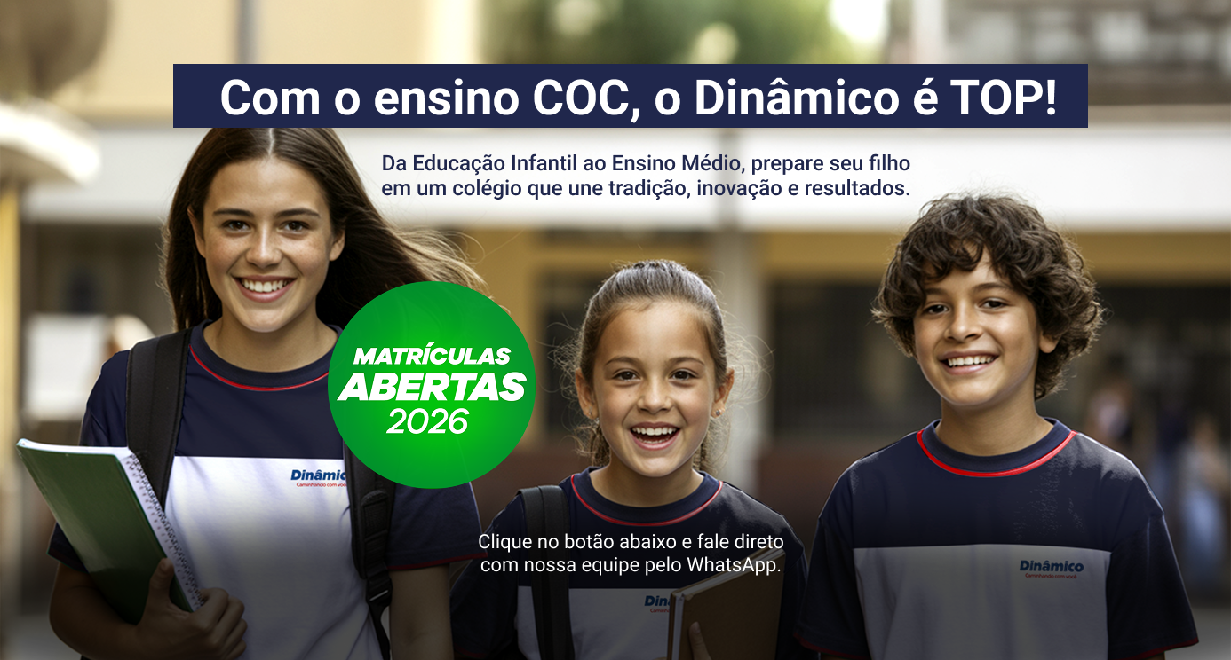 Colégio Dinâmico - Matrículas abertas